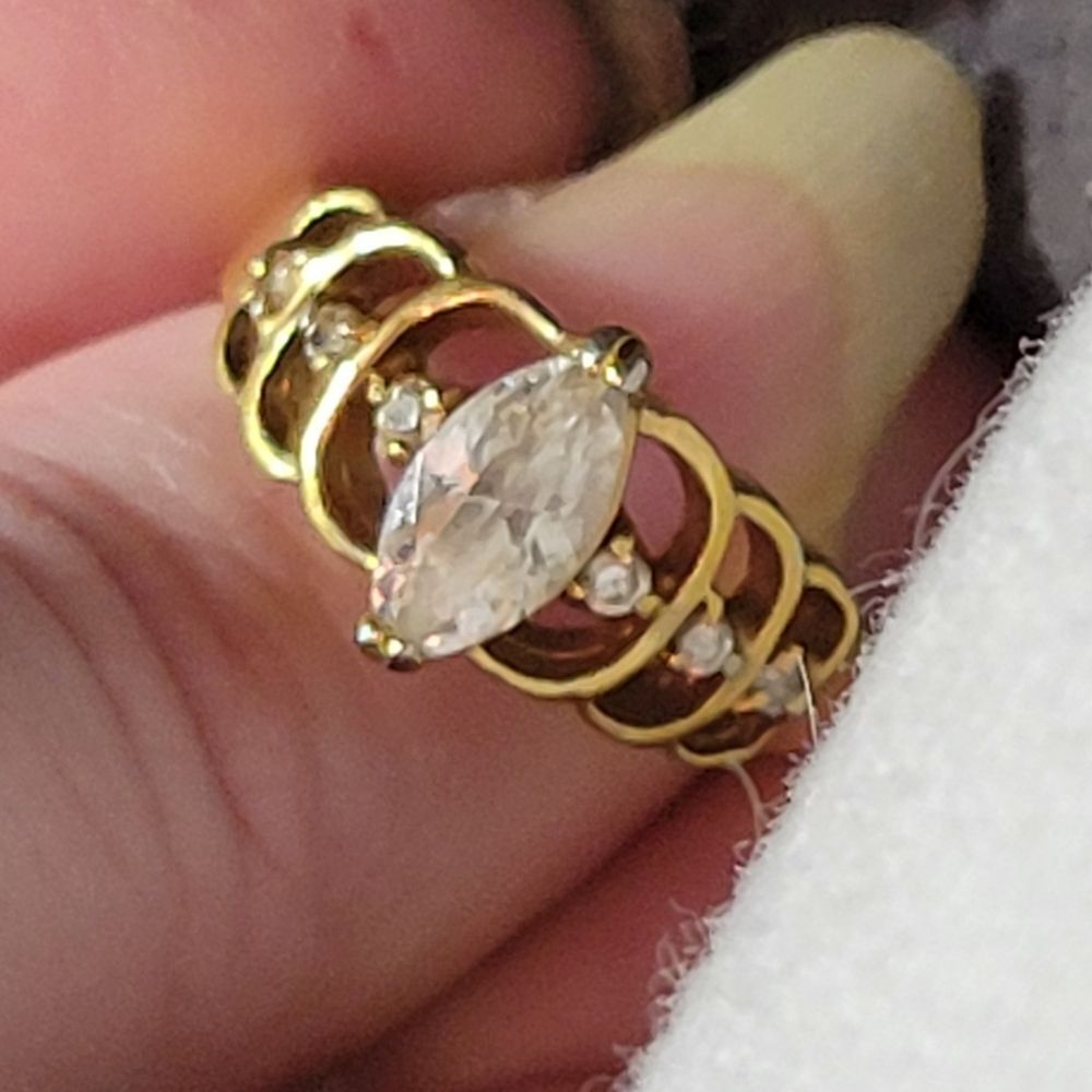 Size 7.75 Gold Plated Ring